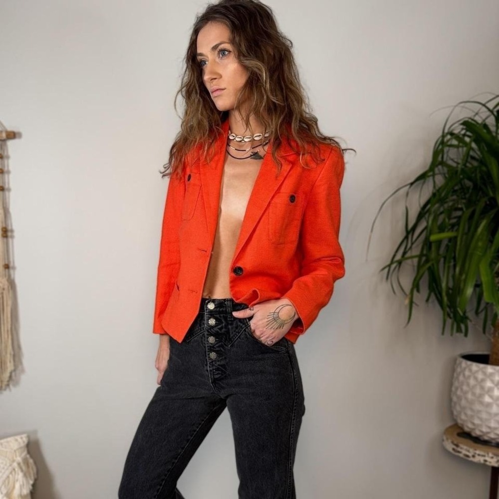 Banana Republic Orange Blazer